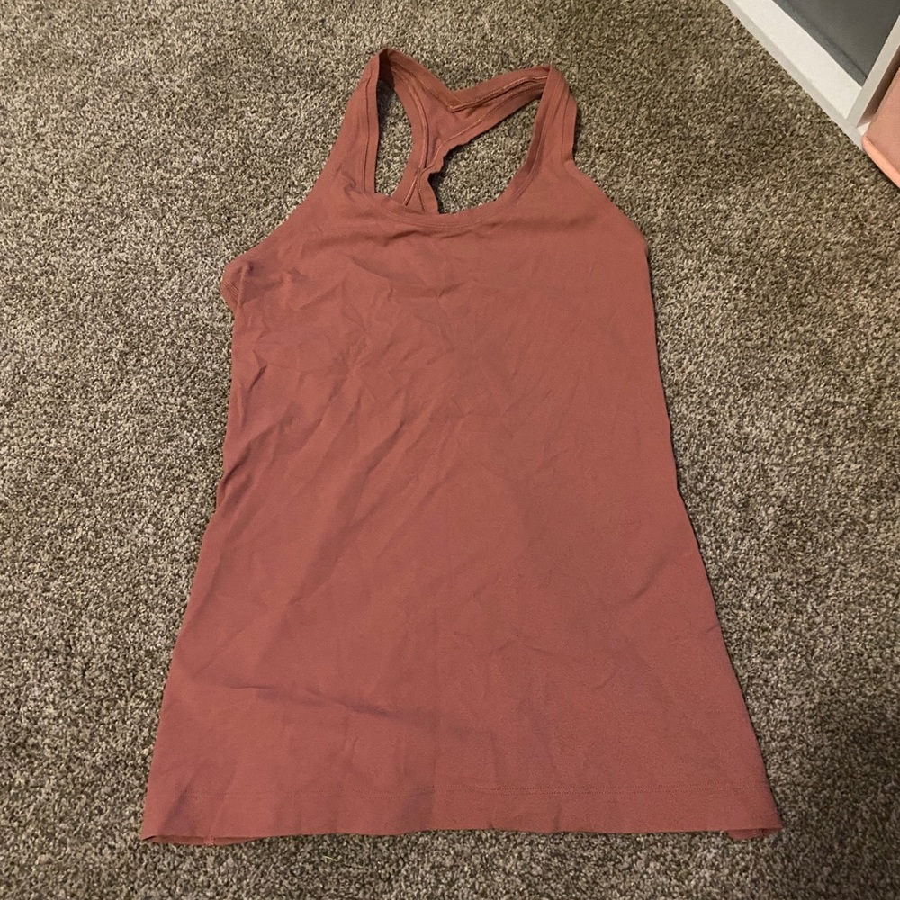 Lululemon cool racer back tank top nulu size 8